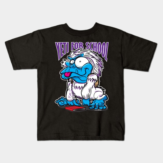 Yeti for School Kids T-Shirt by eShirtLabs